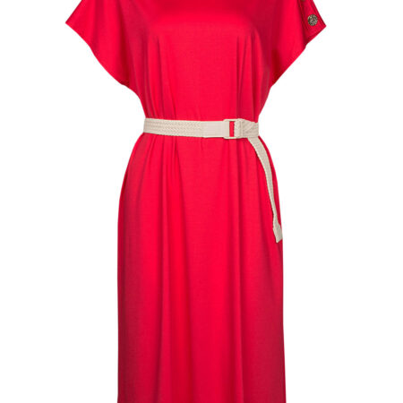 Jurk Comfy Chique Rood | Fashionize