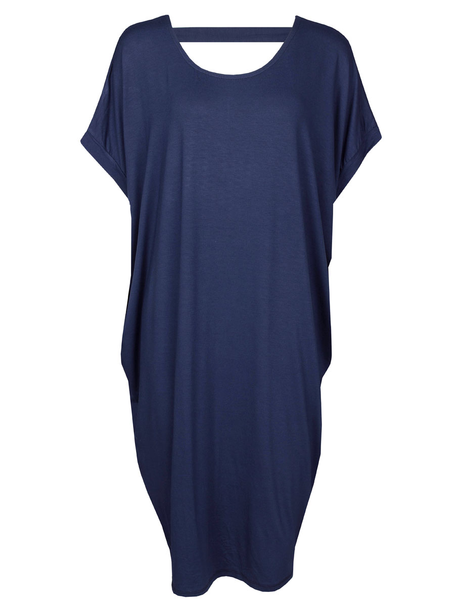 Jurk Comfy Navy | Fashionize