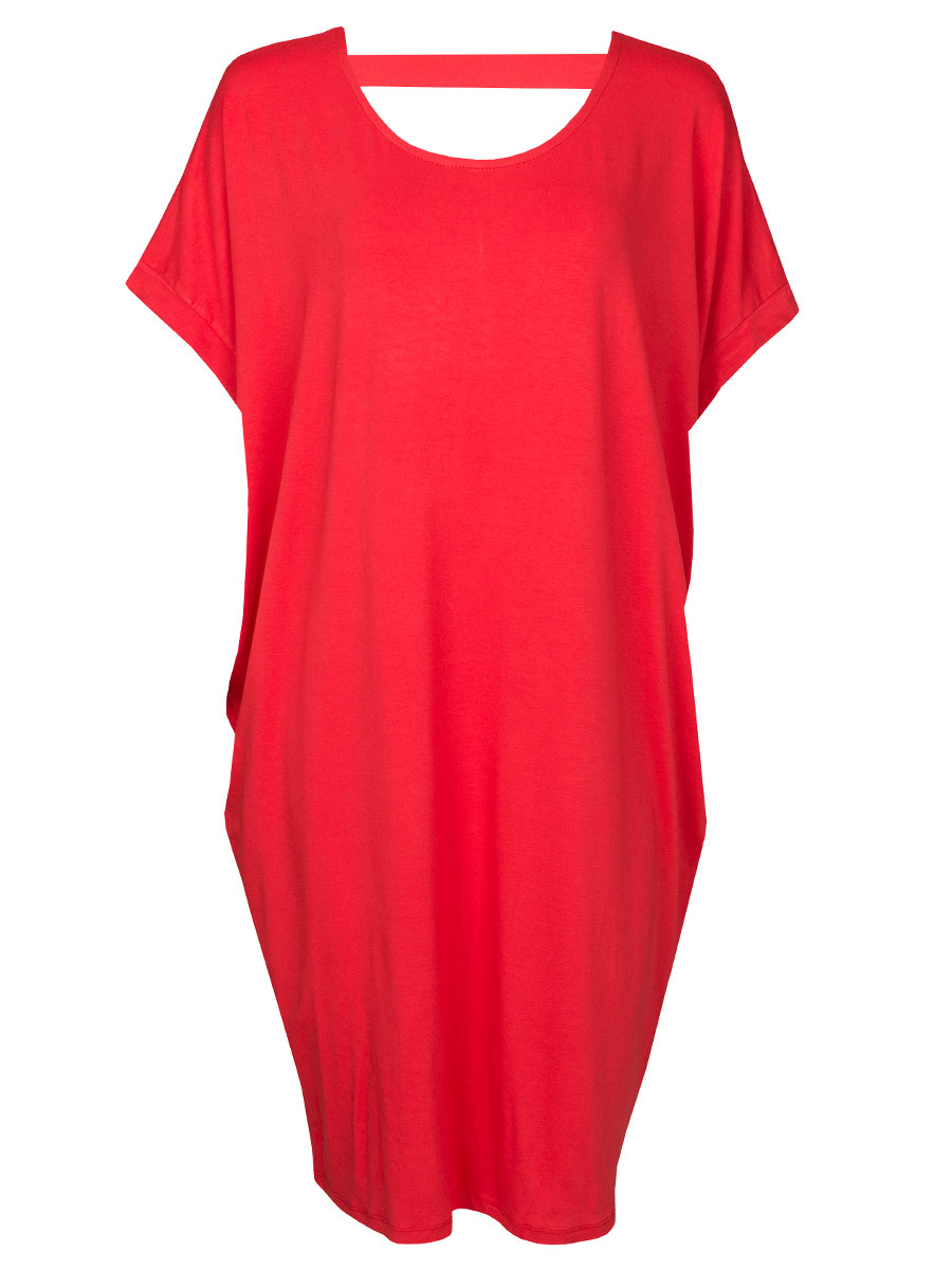 Jurk Comfy Rood | Fashionize