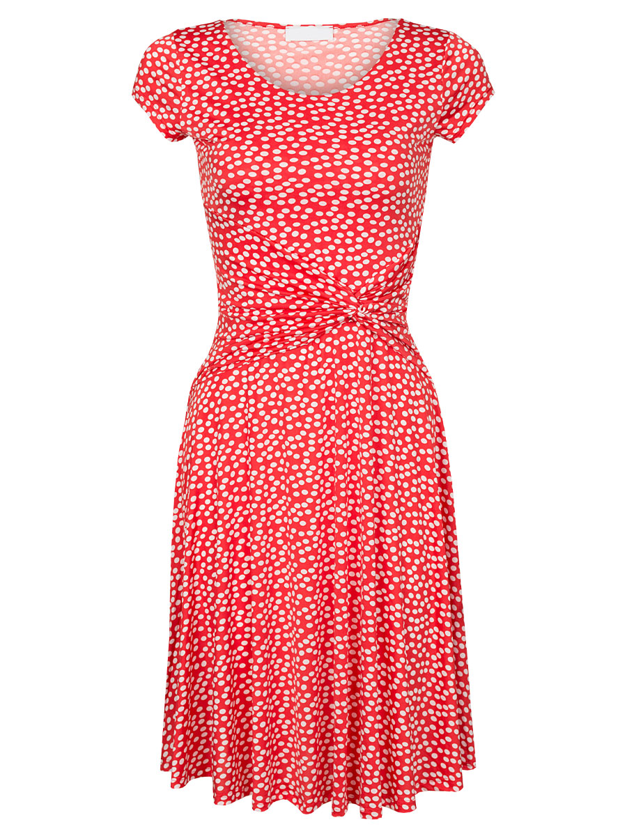 Jurk Dots Rood | Fashionize