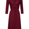 Jurk Elegant Midi Bordeaux | Kingdom of Heaven