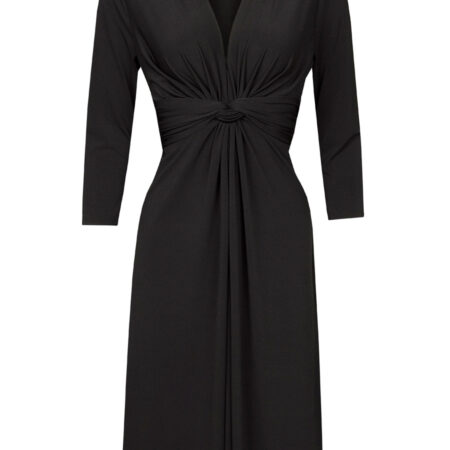 Jurk Elegant Midi Zwart | Kingdom of Heaven