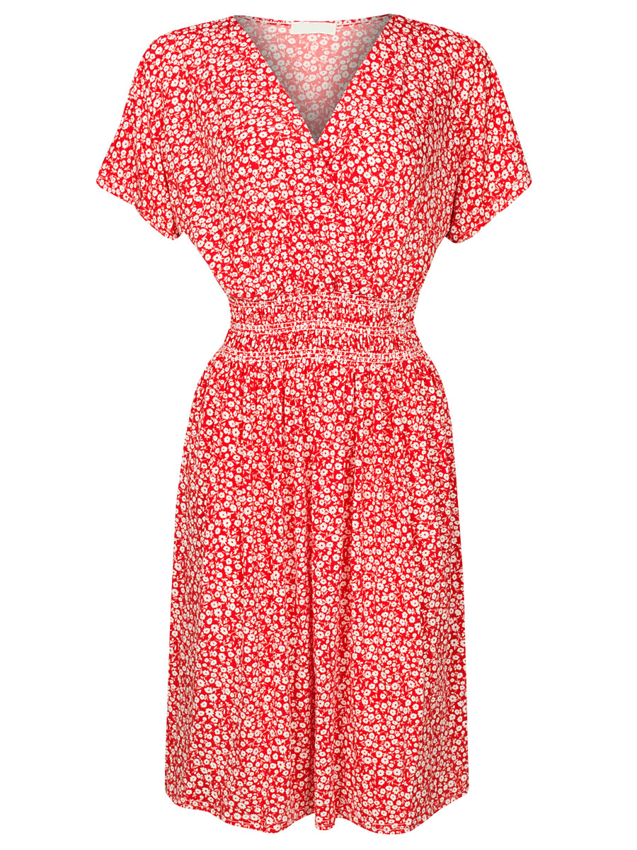 Jurk Eveline Rood | Fashionize