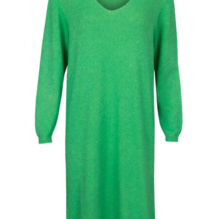 Jurk Fijn Gebreid Groen | Fashionize