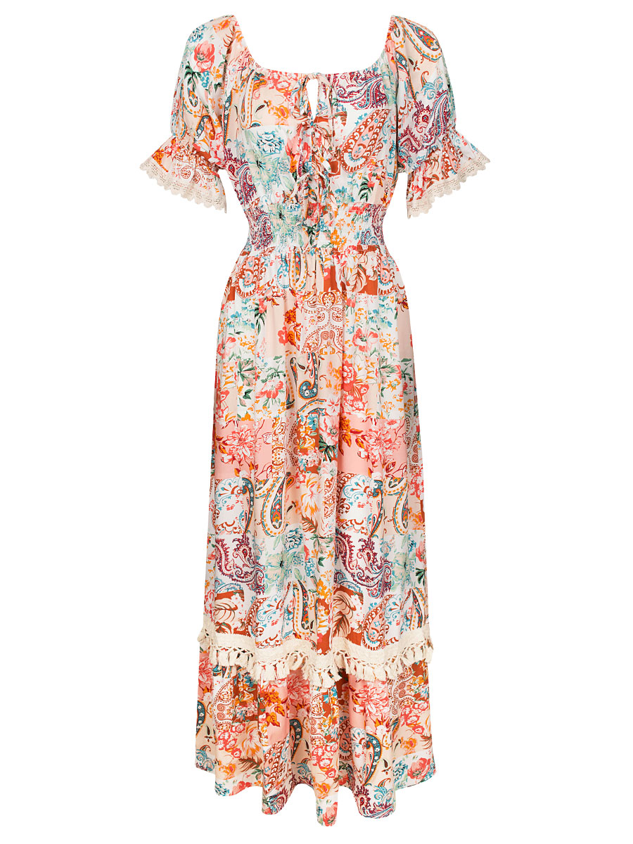 Jurk Ibiza Gekleurd | Fashionize