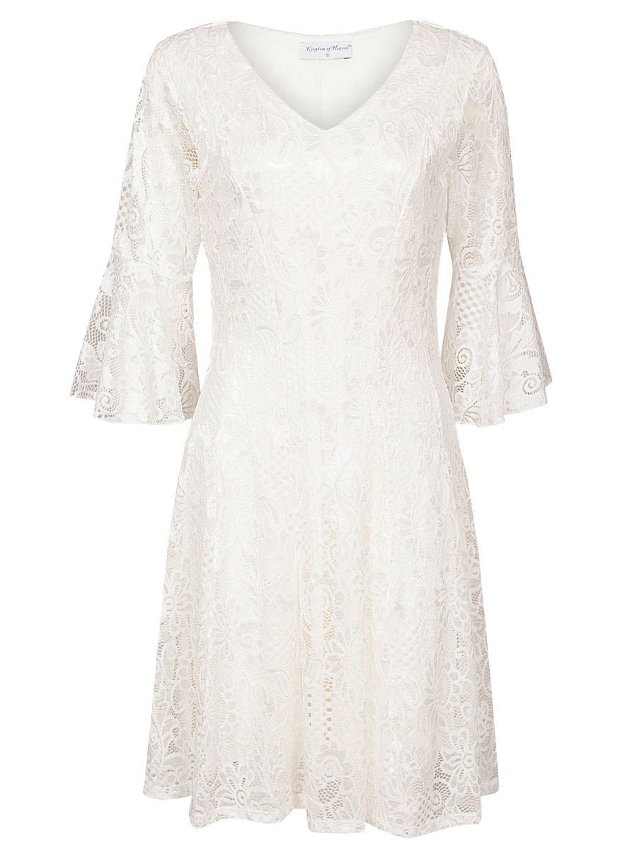 Jurk Kant Off-White | Kingdom of Heaven