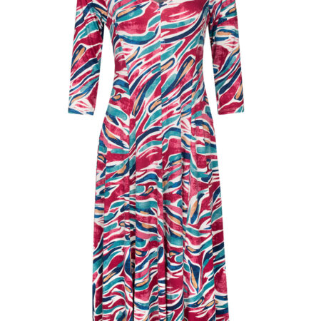 Jurk Lilian Bordeaux | Fashionize