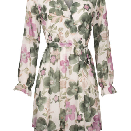 Jurk Lizzy Bloemen Groen | Fashionize