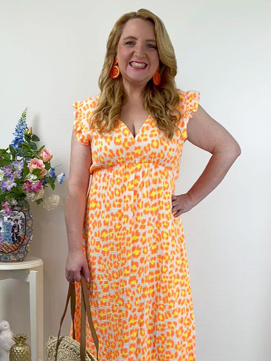 Jurk Neon Oranje | Fashionize