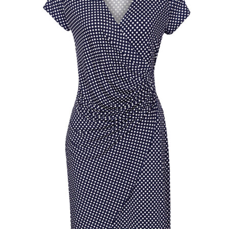 Jurk Stippen Navy | Kingdom of Heaven