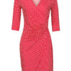 Jurk Stippen Rood mw | Fashionize
