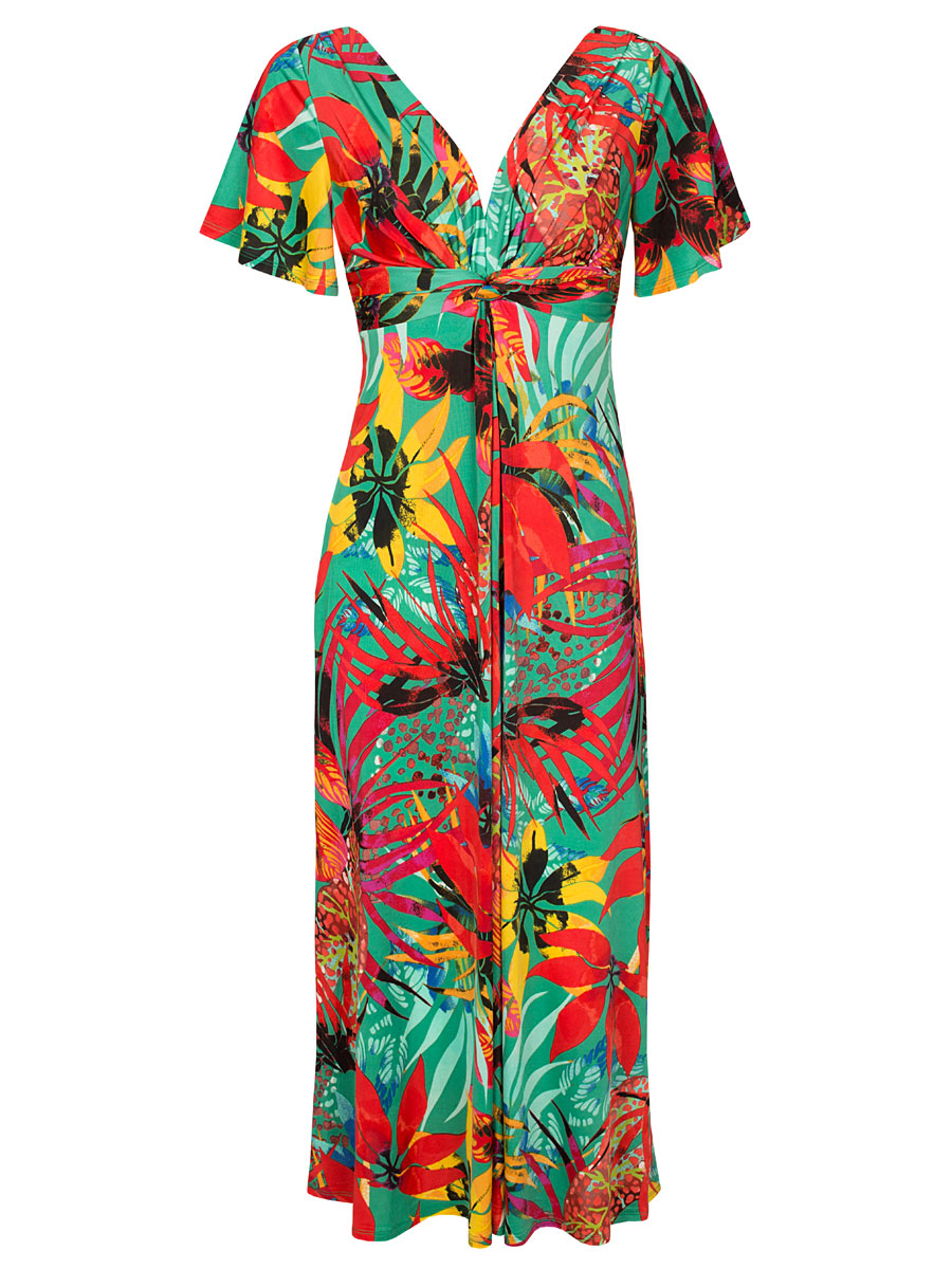 Jurk Tropical Groen | Kingdom of Heaven