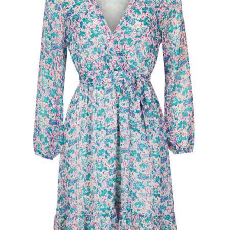 Jurk Yvette Turquoise | Fashionize