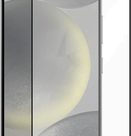 Just In Case Full Cover Samsung Galaxy S24 Screenprotector Zwart