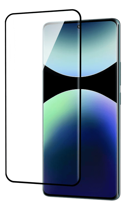 Just In Case Full Cover Xiaomi Redmi Note 14 Pro+ 4G/5G Screenprotector Zwart