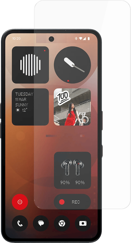 Just In Case Tempered Glass Nothing Phone (3a) Screenprotector