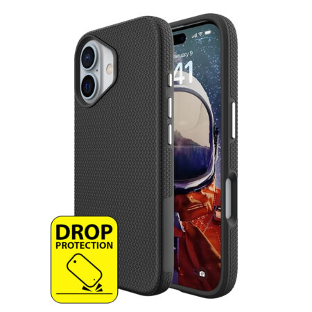 Just in Case Armor Case voor Apple iPhone 16 Telefoonhoesje Zwart | Just in Case