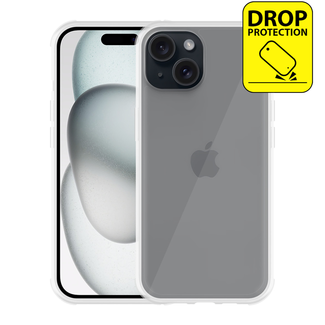 Just in Case Impact Case voor Apple iPhone 15 Telefoonhoesje Transparant | Just in Case