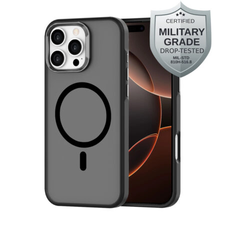 Just in Case Military Grade Case MagSafe voor Apple iPhone 16 Pro Max Telefoonhoesje Zwart | Just in Case