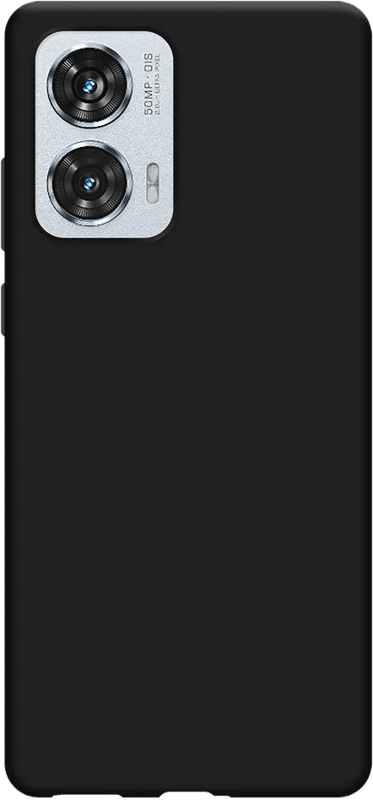 Just in Case Soft Design Motorola Edge 50 Fusion Back Cover Zwart