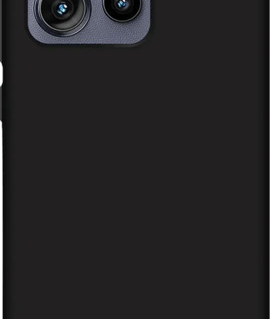 Just in Case Soft Design Motorola Edge 50 Neo Back Cover Zwart