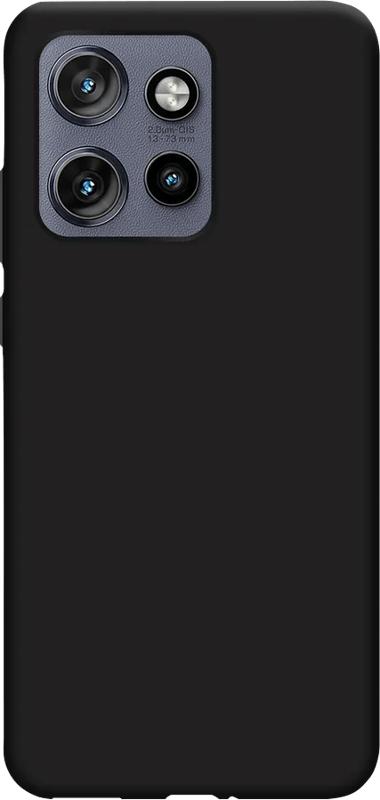 Just in Case Soft Design Motorola Edge 50 Neo Back Cover Zwart