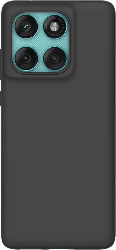 Just in Case Soft Design Motorola Edge 60 Fusion Back Cover Zwart