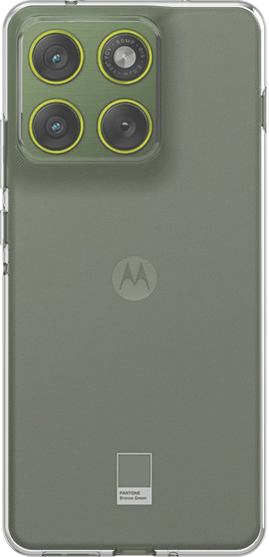 Just in Case Soft Design Motorola Edge 70 Back Cover Transparant