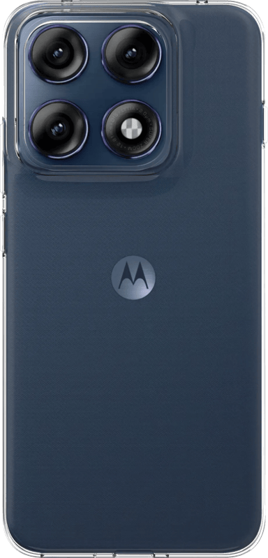 Just in Case Soft Design Motorola Edge 70 Pro Back Cover Transparant