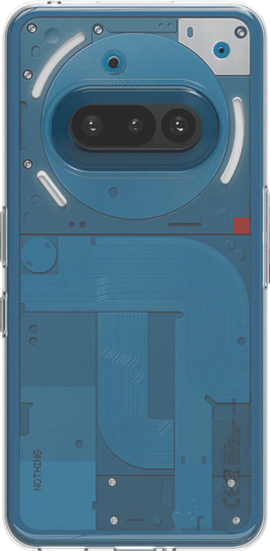 Just in Case Soft Design Nothing Phone (3a) Back Cover Transparant