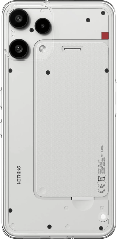 Just in Case Soft Design Nothing Phone (3a) Lite Back Cover Transparant