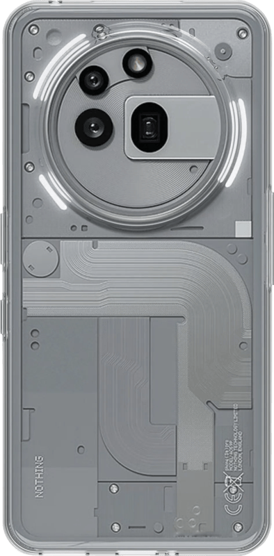 Just in Case Soft Design Nothing Phone (3a) Pro Back Cover Transparant