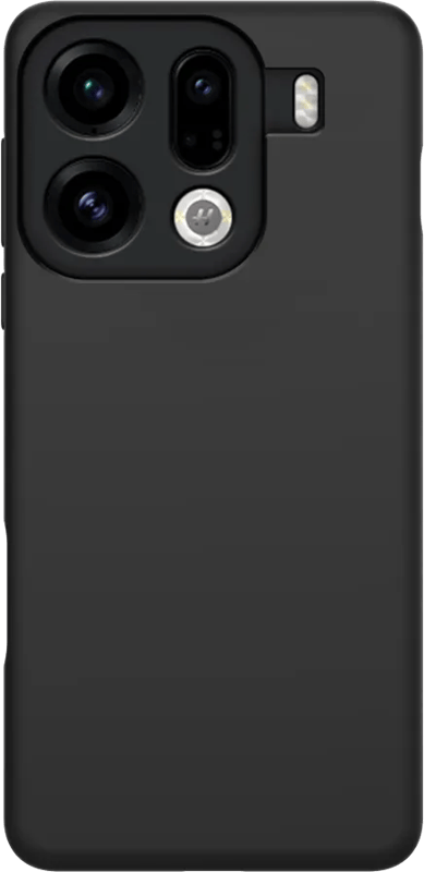 Just in Case Soft Design Oppo Find X9 Pro Back Cover Zwart