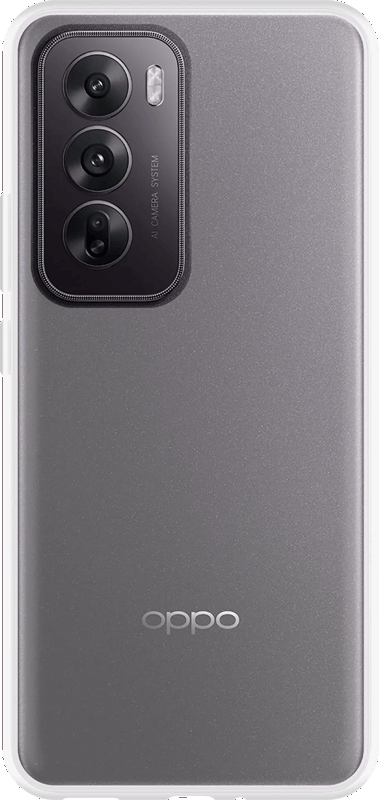 Just in Case Soft Design Oppo Reno12 Soft Back Cover Transparant