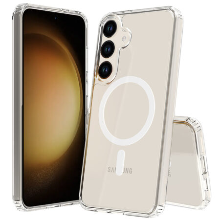 Just in Case Soft TPU Case MagSafe voor Samsung S24+ Telefoonhoesje Transparant | Just in Case