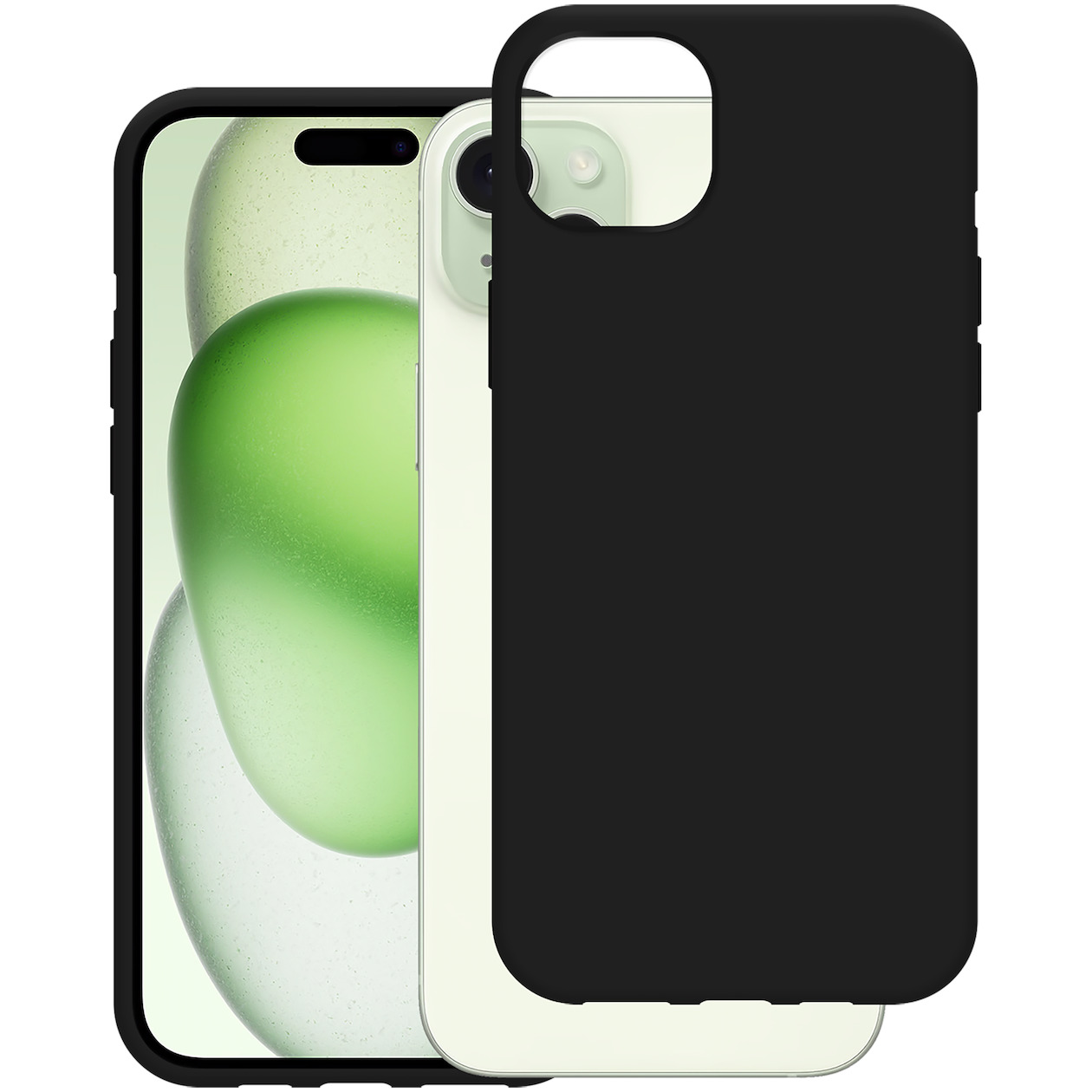 Just in Case Soft TPU Case voor Apple iPhone 15 Plus Telefoonhoesje Zwart | Just in Case