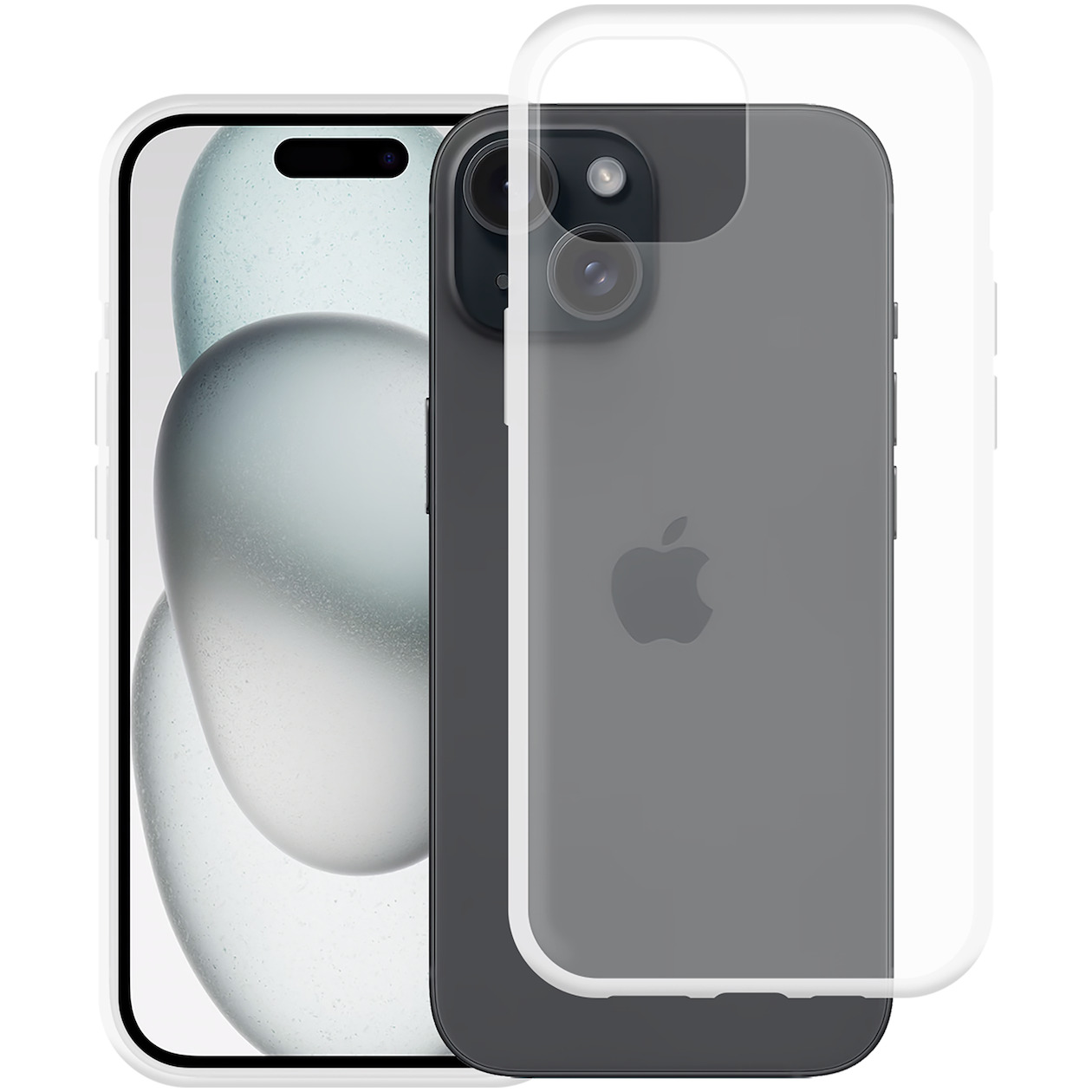 Just in Case Soft TPU Case voor Apple iPhone 15 Telefoonhoesje Transparant | Just in Case