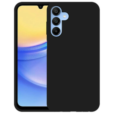 Just in Case Soft TPU Case voor Samsung A15 4G/5G Telefoonhoesje Zwart | Just in Case