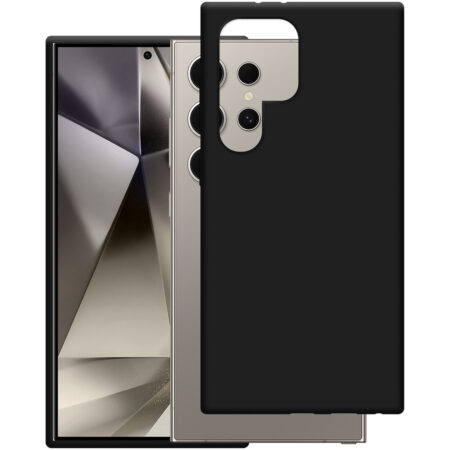 Just in Case Soft TPU Case voor Samsung S24 Ultra Telefoonhoesje Zwart | Just in Case