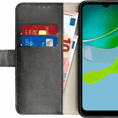 Just in Case Wallet Motorola Moto E13 Book Case Zwart