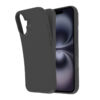 Just in Case Zero Soft TPU Case voor Apple iPhone 16 Plus Telefoonhoesje Zwart | Just in Case