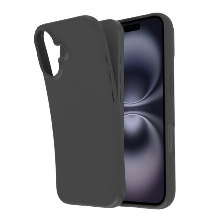 Just in Case Zero Soft TPU Case voor Apple iPhone 16 Plus Telefoonhoesje Zwart | Just in Case