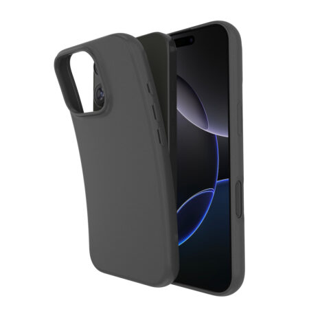 Just in Case Zero Soft TPU Case voor Apple iPhone 16 Pro Telefoonhoesje Zwart | Just in Case