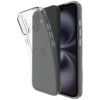 Just in Case Zero Soft TPU Case voor Apple iPhone 16 Telefoonhoesje Transparant | Just in Case