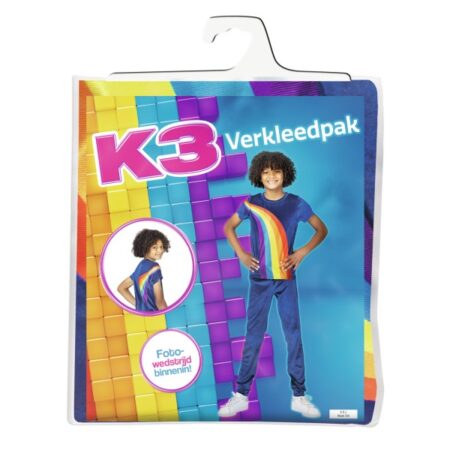 K3 Outfit Regenboog Blauwe 6-8 Jaar | Studio 100