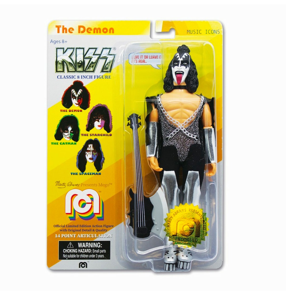 KISS: The Demon 8 inch Actie Figuur | 13% korting | Fiftiesstore
