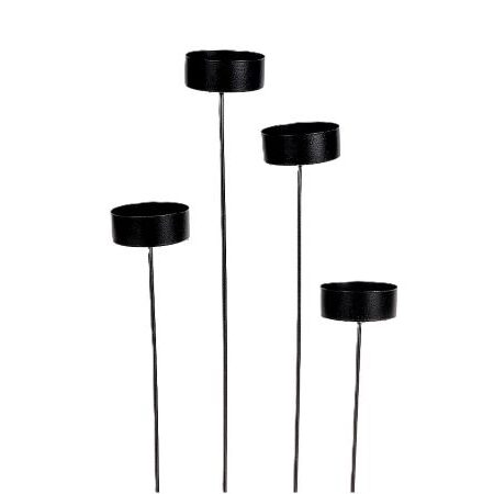 Kaarshouder Zwart Ø4.5cm | HBX natural living