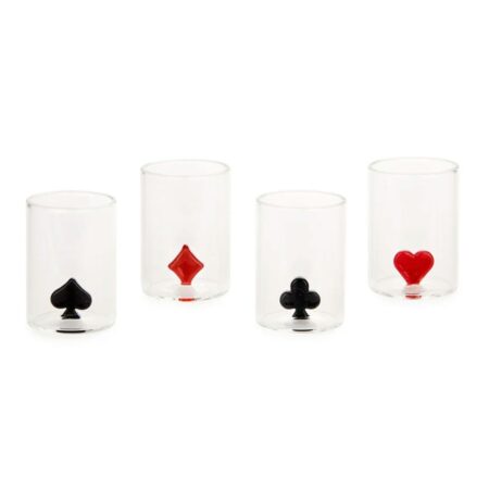Kaart Dealer Shot Glaasjes Set | 17% korting | Fiftiesstore
