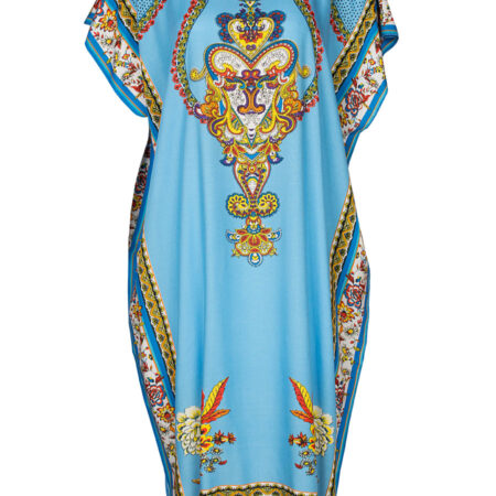 Kaftan Ibiza Lichtblauw | Fashionize