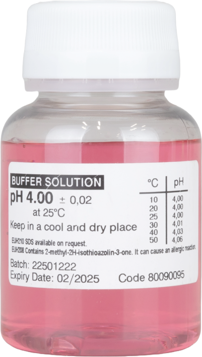 Kalibratievloeistof voor pH sensoren 4.00 - 90 ml | Blue Lagoon